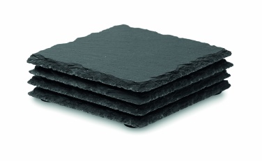 Logotrade corporate gift picture of: Slate coasters with EVA bottom