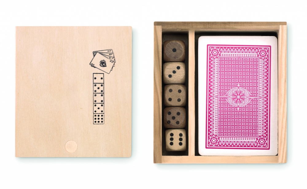 Logotrade promotional giveaways photo of: Cards and dices in box