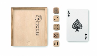 Logo trade promotional product photo of: Cards and dices in box