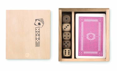 Logotrade advertising product picture of: Cards and dices in box