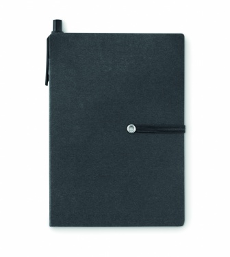 Logo trade promotional gifts image of: Notebook w/pen & memo pad