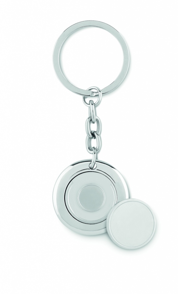 Logo trade advertising product photo of: Key ring with token Cēsis