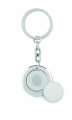 Key ring with token Cēsis, Shiny Silver