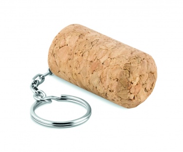 Logo trade promotional products image of: Wine cork key ring Sigulda