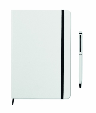 Logotrade advertising products photo of: A5 notebook w/stylus 72 lined