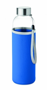 Logotrade promotional items photo of: Glass bottle in pouch 500ml