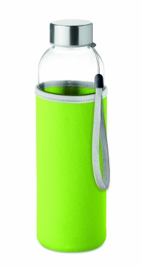 Logotrade promotional giveaways photo of: Glass bottle in pouch 500ml