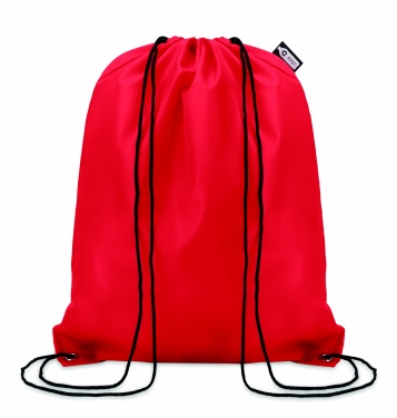 Logo trade promotional merchandise photo of: 190T RPET drawstring bag