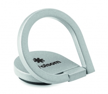 Logo trade promotional gifts image of: Phone holder-stand ring