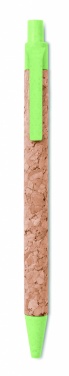 Logotrade promotional item image of: Cork/ Wheat Straw/ABS ball pen