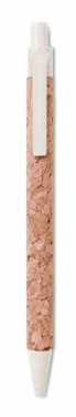 Logo trade promotional giveaway photo of: Cork/ Wheat Straw/ABS ball pen