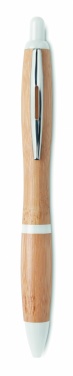 Logotrade corporate gift picture of: Ballpoint pen made of ABS and bamboo