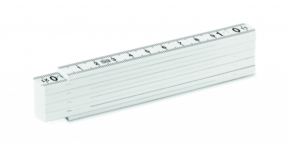 Logo trade promotional merchandise photo of: Folding ruler 1m