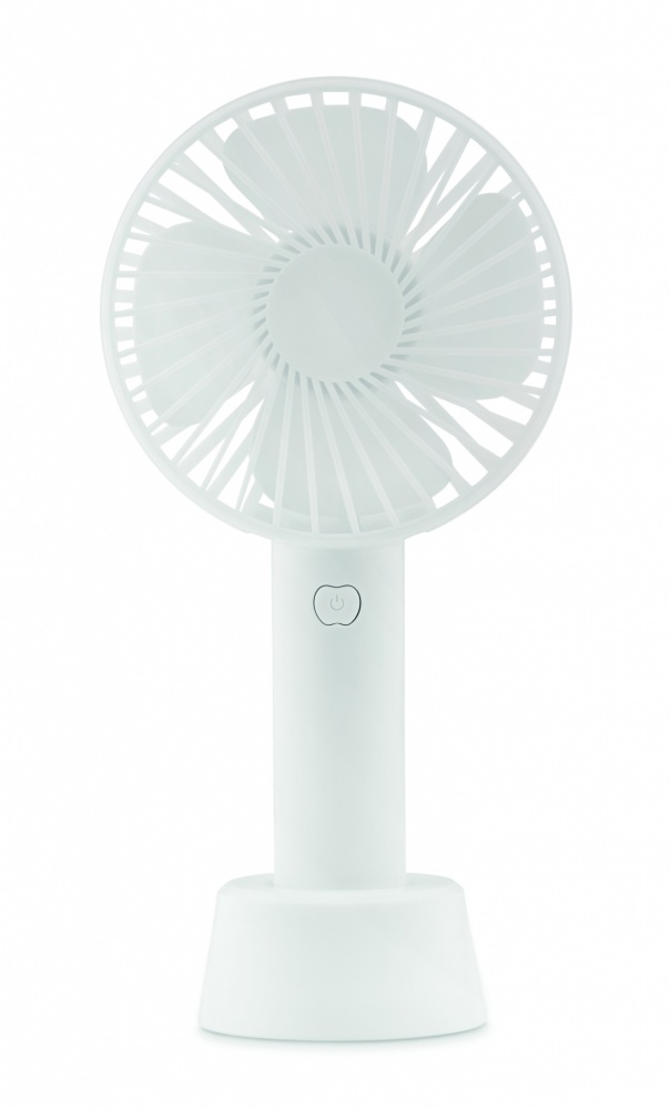 Logo trade promotional gifts picture of: USB desk fan with stand 