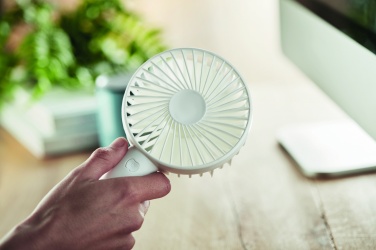 Logo trade promotional gifts image of: USB desk fan with stand 