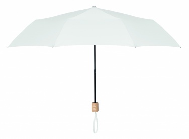 Logo trade corporate gift photo of: 21 inch RPET foldable umbrella