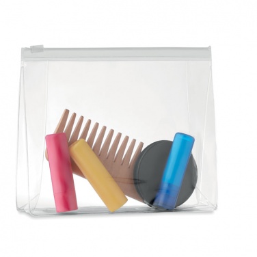 Logo trade promotional giveaways picture of: Cosmetic pouch with zipper