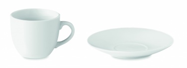 Logo trade corporate gifts image of: Espresso cup and saucer 80 ml