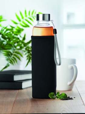 Logo trade promotional gifts picture of: Single wall glass bottle 500ml