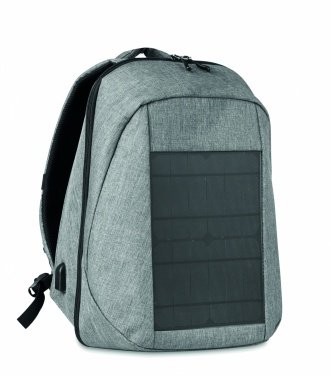 Logo trade promotional gifts picture of: Backpack solar