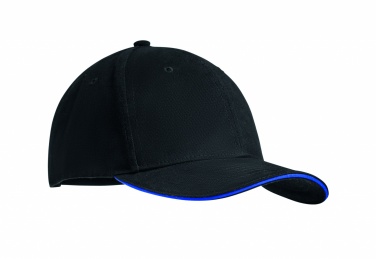Logo trade corporate gifts image of: Brushed heavy cotton 6 panel sa
