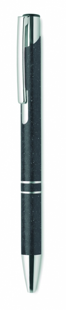 Logo trade promotional product photo of: Wheat Straw/ABS push type pen