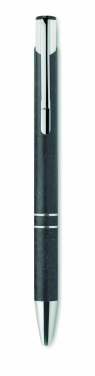 Logo trade corporate gifts picture of: Wheat Straw/ABS push type pen