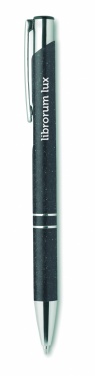 Logo trade promotional giveaway photo of: Wheat Straw/ABS push type pen
