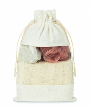 Logotrade promotional giveaway picture of: Bath set in cotton pouch