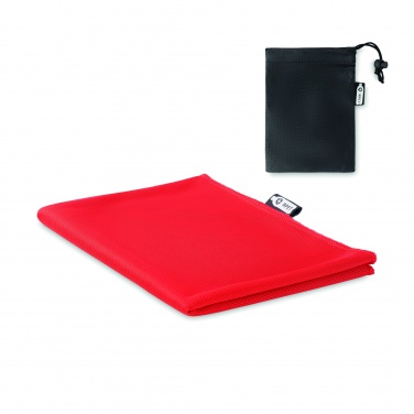 Logotrade business gift image of: RPET sports towel and pouch