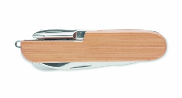 Logotrade promotional merchandise image of: Multi tool pocket knife bamboo