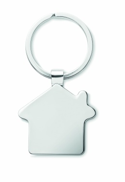 Logotrade promotional gift image of: House key ring metal bamboo NORDIC