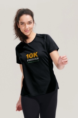 Logo trade corporate gifts picture of: SPORTY WOMEN T-SHIRT POLYES