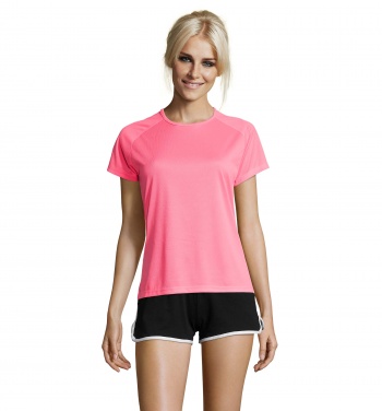 Logo trade advertising products picture of: SPORTY WOMEN T-SHIRT POLYES