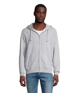 Logo trade advertising products image of: SPIKE MEN ZIP HOODIE SWEAT