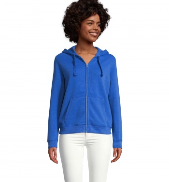 Logotrade advertising product picture of: SPIKE WOMEN ZIP HOOD SWEAT
