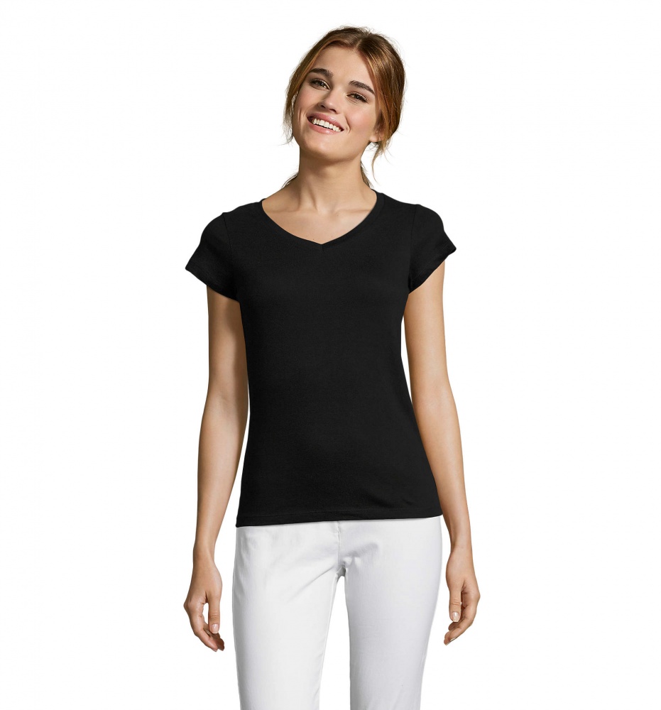 Logo trade promotional products image of: MOON WOMEN T-SHIRT 150g