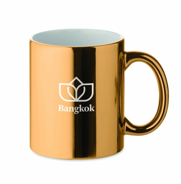 Logotrade promotional product picture of: Ceramic mug metallic 300 ml