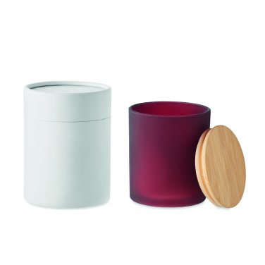 Logo trade promotional gifts image of: Plant based wax candle 200 gr