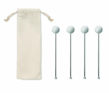Logotrade promotional gift picture of: Stainless steel stirrers set
