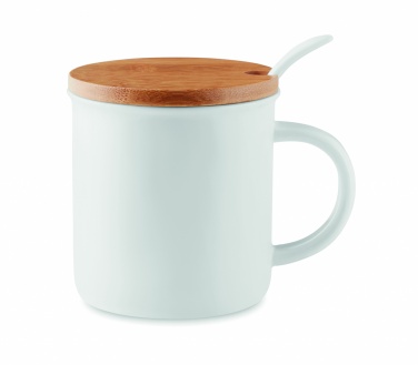 Logotrade promotional gifts photo of: Porcelain mug with spoon