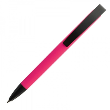 Logo trade corporate gift photo of: Metal ballpen soft touch BRESCIA