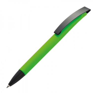 Logotrade corporate gifts photo of: Metal ballpen soft touch BRESCIA