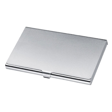 Logotrade corporate gifts photo of: Metal business card holder CORNWALL