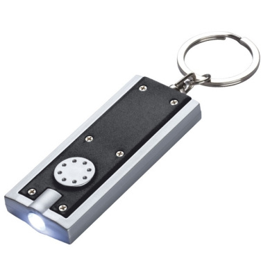 Logo trade promotional merchandise image of: Keyring LED BATH