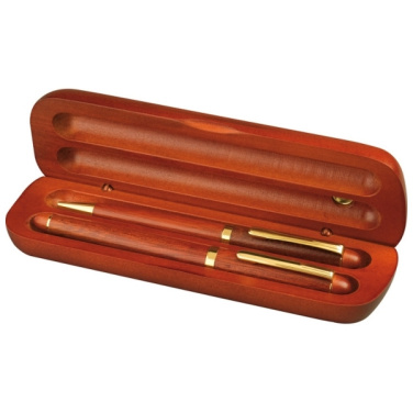 Logotrade corporate gifts photo of: Rosewood writing set OXFORD