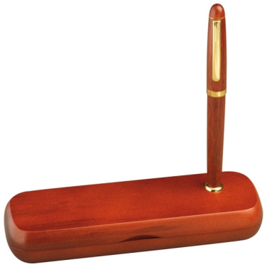 Logo trade corporate gift photo of: Rosewood writing set OXFORD