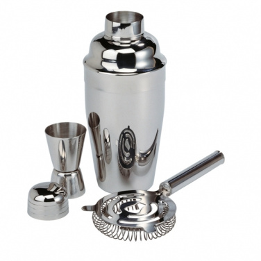 Logotrade corporate gift image of: Metal cocktail set, 3-piece MESSINA