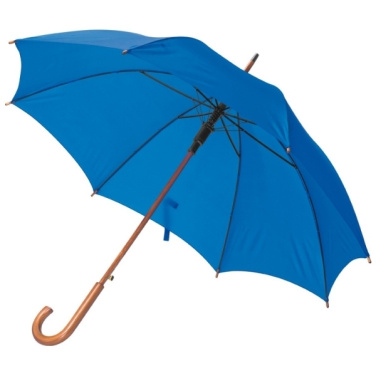 Logo trade promotional items image of: Wooden automatic umbrella NANCY