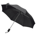 Foldable umbrella LILLE, black